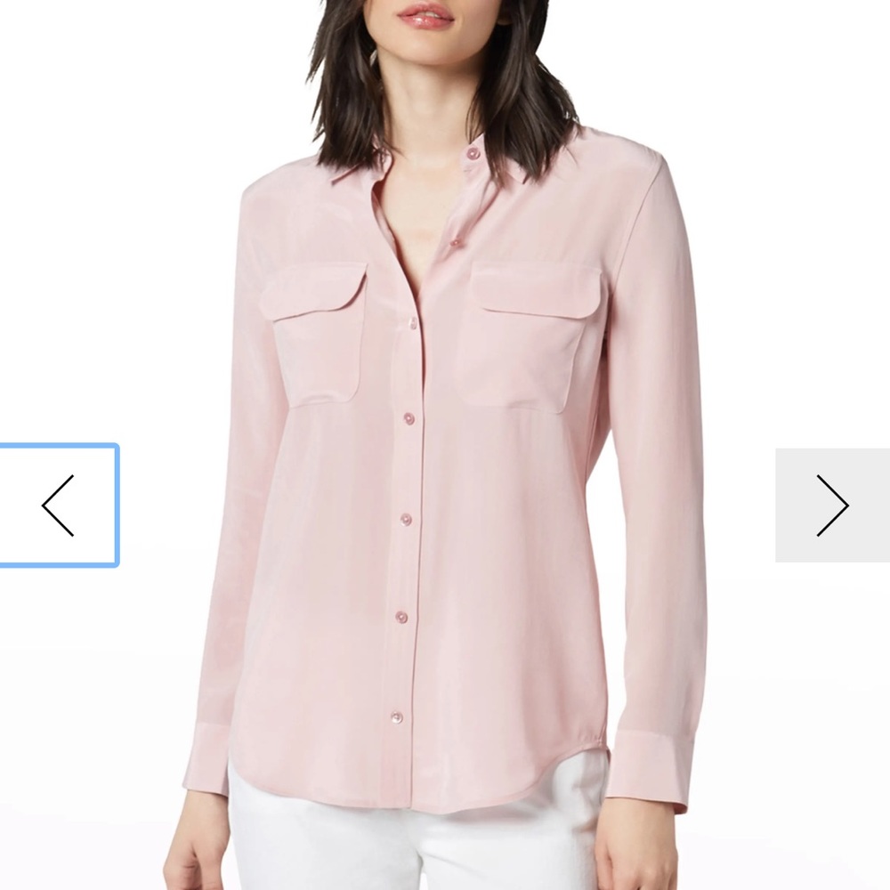 Equipment Silk Button Down - image 1